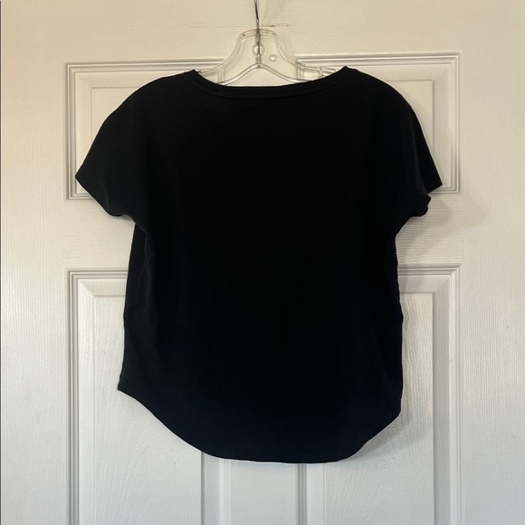 Converse Black Tee with Colorful Flag Graphic - Picture 4 of 5